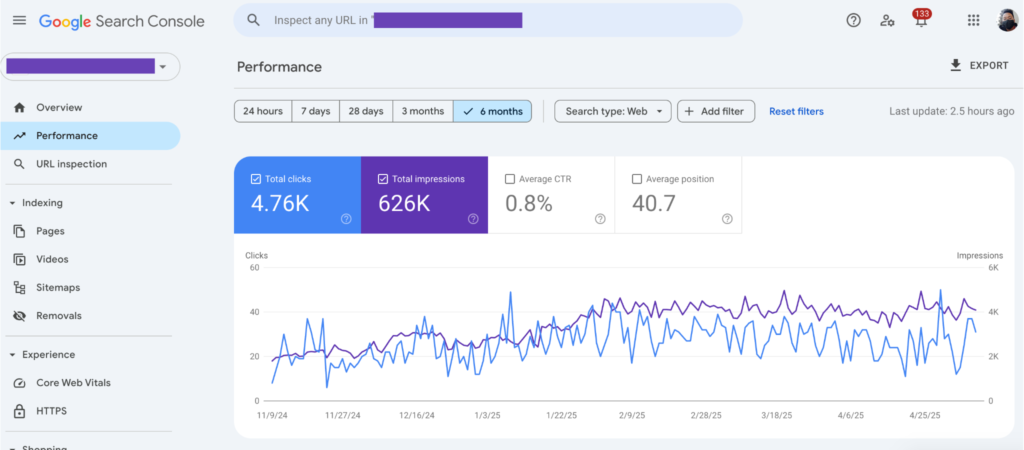 Roofing SEO result