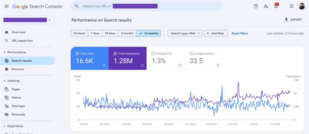 Roofing SEO result