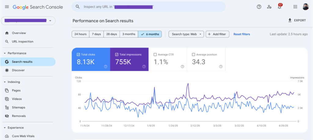 Roofing SEO result